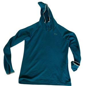 Teal workout hoodie